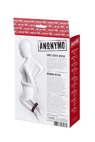 anonymo handcuffs, velour, red, 29 cm na Arena.pl