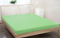 Prześcieradło frotte z gumką 120x200 seledynowy GRUBE