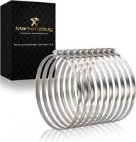 Zestaw 10 sztuk Obejm ze stali nierdzewnej, opaska zaciskowa 16-27 mm