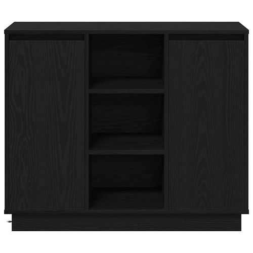 Szafka Czarny Dąb 90 x 32 x 75 cm Materiał drewnopochodny na Arena.pl