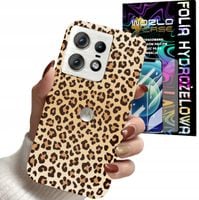 ETUI DO MOTOROLA EDGE 50 PRO - PANTERKA WZORKI MODNE WZORY + FOLIA