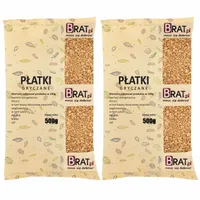 Płatki gryczane 1kg (2x500g) Wysoka JAKOŚĆ Produkt NATURALNY