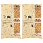 Płatki gryczane 1kg (2x500g) Wysoka JAKOŚĆ Produkt NATURALNY