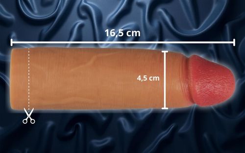 NAKŁADKA na PENISA realistyczna seks PRZEDŁUŻKA proteza penisa dla mężczyzn na Arena.pl