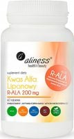 Aliness R-ALA kwas R-alfa liponowy biodostępny 200mg cukrzyca ANTYOKSYDANT