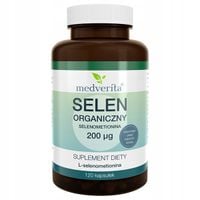 MEDVERITA SELEN ORGANICZNY 200 mcg 120 kap INULINA