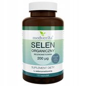 MEDVERITA SELEN ORGANICZNY 200 mcg 120 kap INULINA