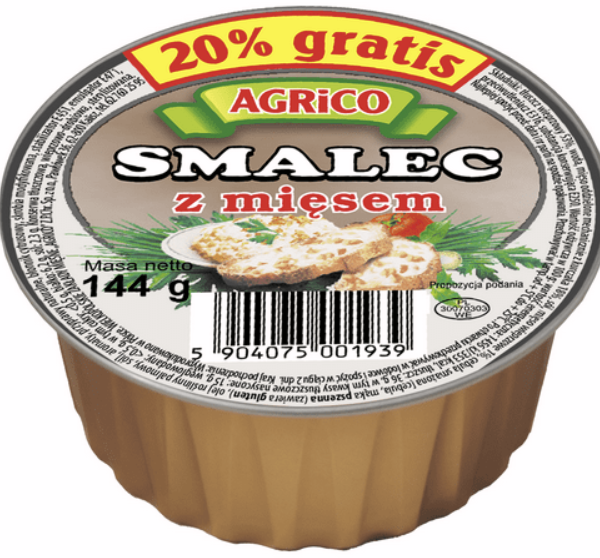AGRICO SMALEC Z MIĘSEM 144G zdjęcie 1