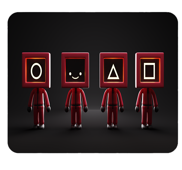 Podkładka pod myszkę Squid Game zdjęcie 1