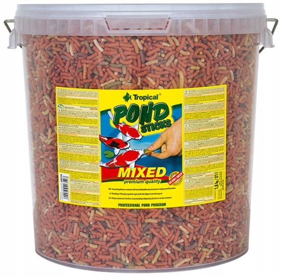 TROPICAL POND STICKS MIXED 21L POKARM DLA RYB zdjęcie 1