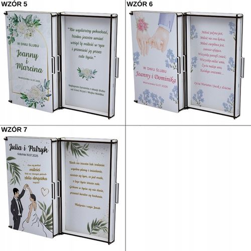 PREZENT NA ŚLUB - PUDEŁKO NA PIENIĄDZE dla pary młodej pamiątka ślubu na Arena.pl