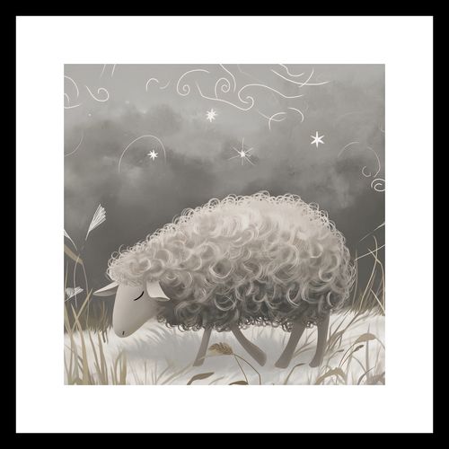 Plakat 30x30cm Bujna Owca na Arena.pl