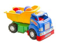 auto wywrotka + piłki  0002