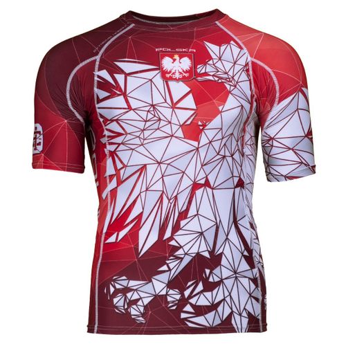 Short sleeve rashguard POLSKA red na Arena.pl