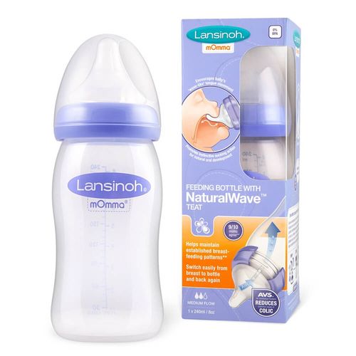 LANSINOH Butelka ze smoczkiem NaturalWave Teat 240 ml na Arena.pl