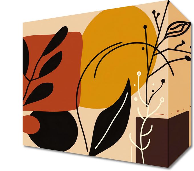 Obraz 20x20cm Ciepłe Kontury zdjęcie 1