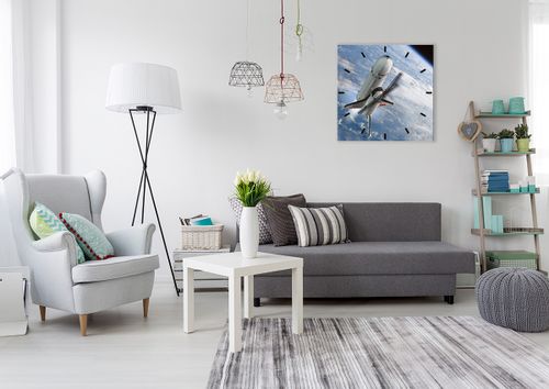 Zegar Ścienny - Sputnik Orbita - 60X60 Cm - C3Ac60X60-0496 na Arena.pl