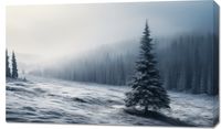 Obraz 100x60cm Samotna Choinka