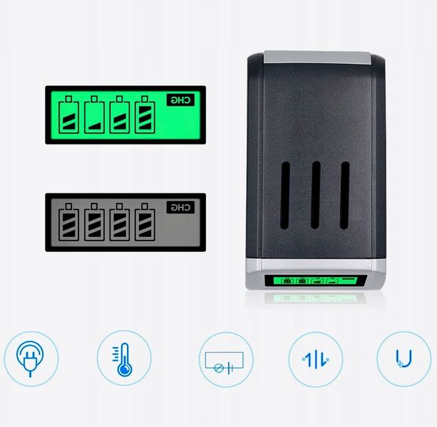 ŁADOWARKA AUTOMATYCZNA DO BATERII AKUMULATORÓW PALUSZKÓW WSKAŹNIK AAA i AA zdjęcie 14