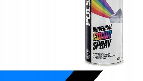 LAKIER NIEBIESKI POŁYSK PULSAR SPRAY RAL 5010 400 ml na Arena.pl
