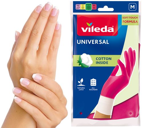 Rękawice Vileda Universal "M" na Arena.pl