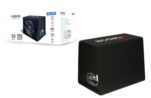 Tuba basowa Subwoofer Skrzynia Basowa Vordon TB-20T 450W Okablowanie na Arena.pl