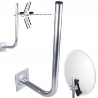 UCHWYT ANTENOWY DO ANTENY SATELITARNEJ NAZIEMNEJ ŚCIENNY STAL MASZT