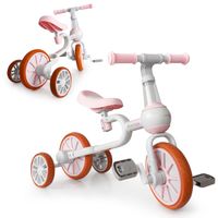 Rower Rowerek Biegowy 4W1 Pedały Kółka Boczne Ecotoys