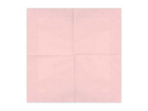 Serwetki papierowe Basic jasne różowe, 20 szt. na Arena.pl