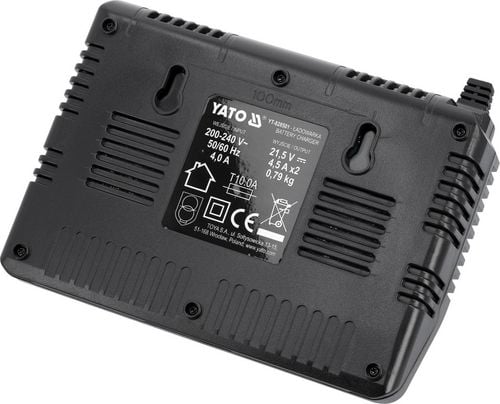 inteligentna ładowarka podwójna 18v (2,4-4,5a) - yt-828501 na Arena.pl