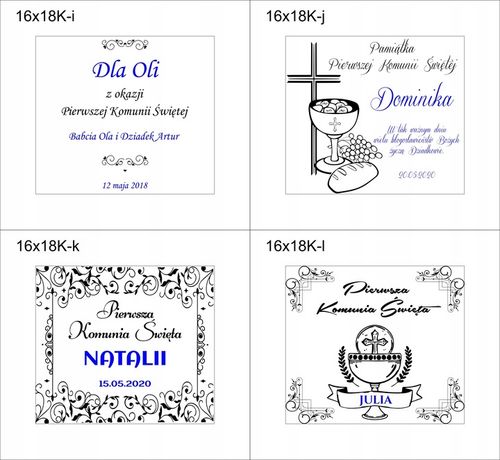 PUDEŁKO białe KOMUNIA prezent GRAWER pamiątka IMIĘ na Arena.pl