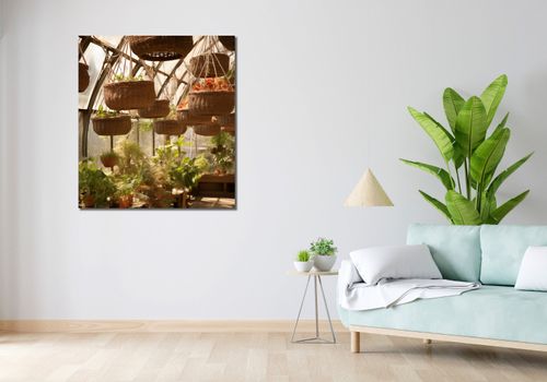 Obraz 90x100cm Zawieszone Ogrody na Arena.pl