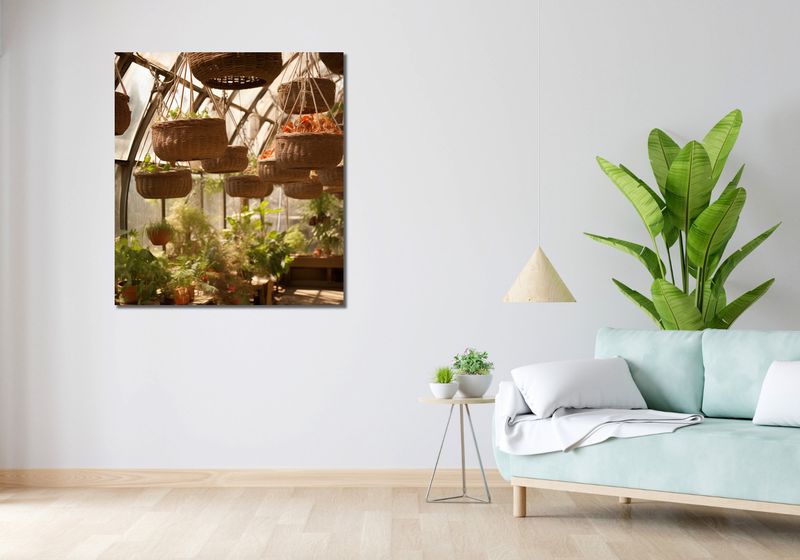 Obraz 90x100cm Zawieszone Ogrody zdjęcie 2