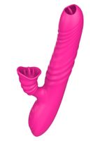 wibrator angelia usb 3 functions of thrusting / 20 vibrations pink