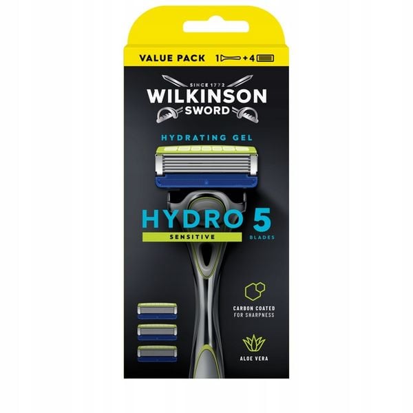 Wilkinson Hydro 5 Sensitive maszynka, 1+ 8 wkładów zdjęcie 8
