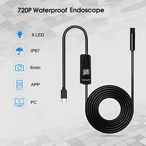 ENDOSKOP KAMERA INSPEKCYJNA ANDROID USB 5M na Arena.pl