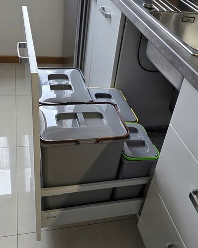 Kosz na śmieci SORT 62L do szafki szuflady 60 Blum 4 pojemniki na odpady na Arena.pl