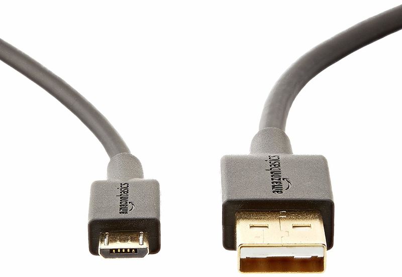 AmazonBasics 7A82V4 kabel USB 0,9 m USB 2.0 USB A Micro-USB B Czarny zdjęcie 4