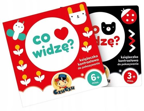 CzuCzu Starter Malucha Co Widzę Karty Kontrastowe 0-3-6 mies. 62312 na Arena.pl