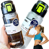 BUTELKA NA WODĘ BIDON 550 ML Z MIARKĄ NA NAPOJE BPA FREE DO SZKOŁY TRITAN