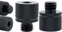 Adapter tuleja redukcja 1/4" na M10 statywowa aluminiowa czarna 20 mm