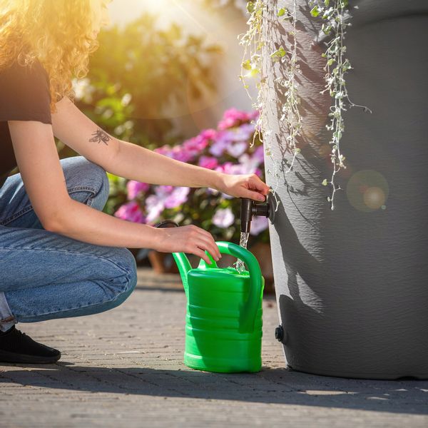 Kadax Zbiornik Na Deszczówkę 210L Beczka Kompletny zdjęcie 7