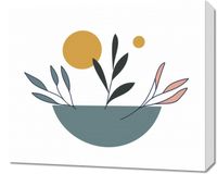 Obraz 60x50cm Miska Roślinności