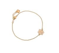 bransoletka z kwiatkiem rozeta (b14444au)