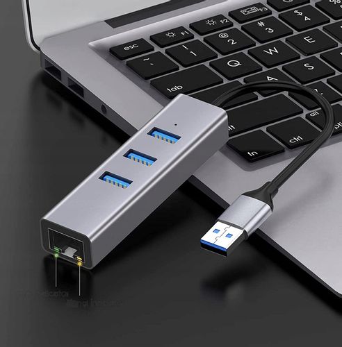 KARTA SIECIOWA HUB USB 3.0 GIGABIT RJ45 1000Mb RJ45 ADAPTER PRZEJŚCIÓWK LAN na Arena.pl