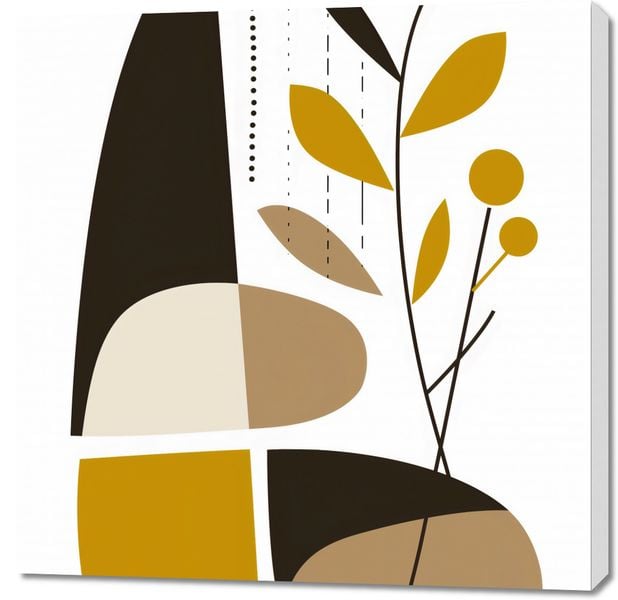 Obraz 90x90cm Geometryczna Naturaleza zdjęcie 1