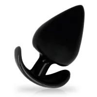 addicted toys korek anatomiczny 8,5 cm silikonowy czarny