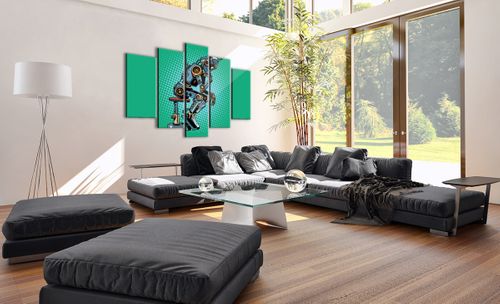 Obraz Na Płótnie - Robot Myślenie - 150X100 Cm - Ea150X100-3194 na Arena.pl