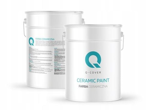 FARBA BIAŁA DO ŚCIAN CERAMICZNA CERAMIC 10L GŁĘBOKI MAT ŚNIEŻNA BIEL +WAŁEK na Arena.pl