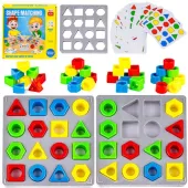 UKŁADANKA gra zabawka DOPASUJ KSZTAŁTY i KOLORY